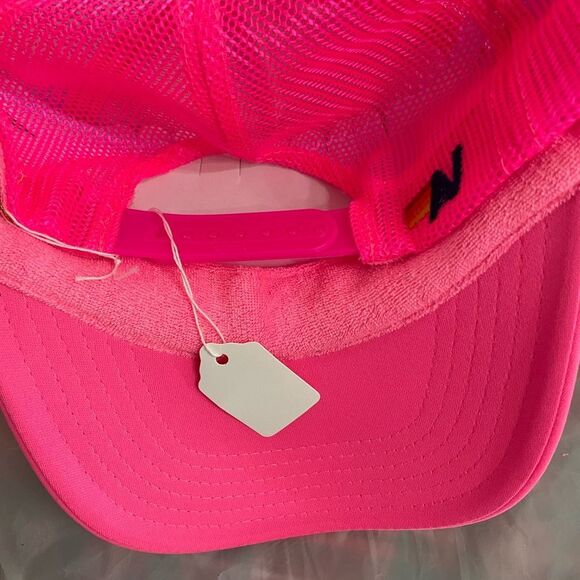 NEW Aviator Nation Neon Pink Logo Trucker Hat - UNISEX main image 5